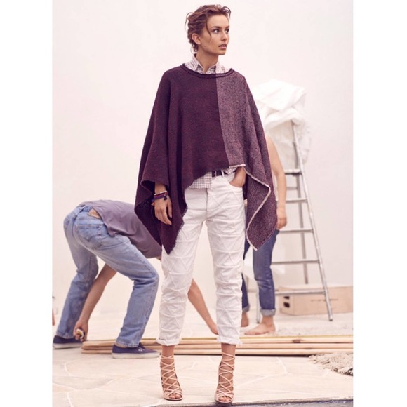 Isabel Marant Steffens Origami Stitched Resort 2014 Collection Beige Denim Jeans - Picture 1 of 10